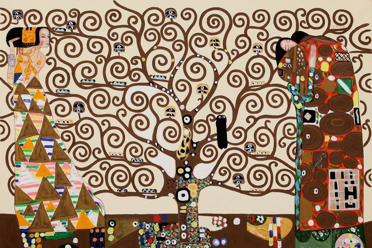 The Tree of Life, Stoclet Frieze, 1909 by Gustav Klimt - Click Image to Close